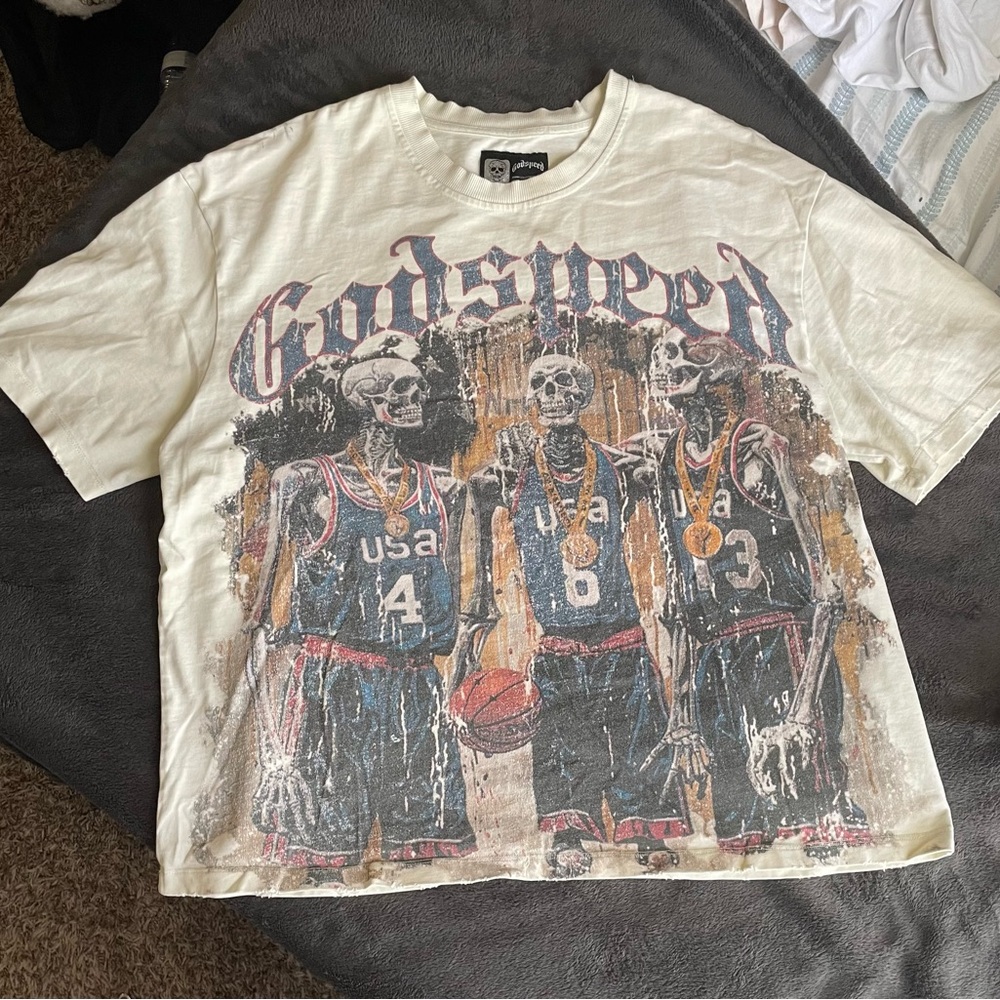 Godspeed Dream Team Wash Bone T-Shirt